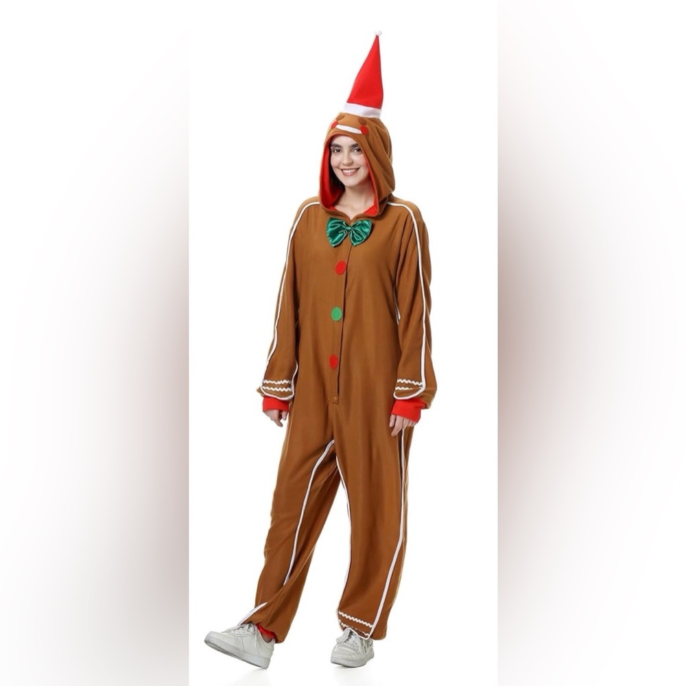 Gingerbread Man Unisex Onesie - Picture 2 of 4